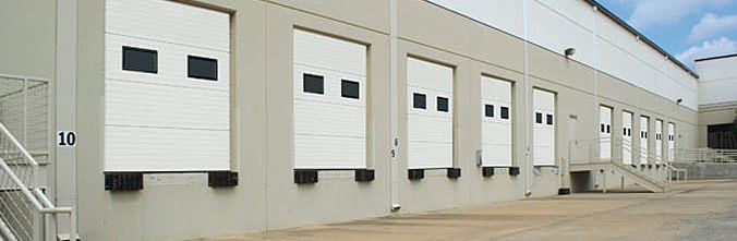 Commercial garage door installation